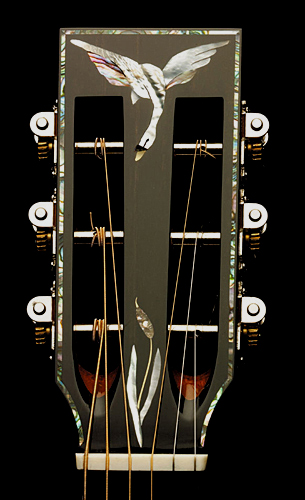 Kehlet Grand Folk 'Finn Olafsson Signature' - inlays in head